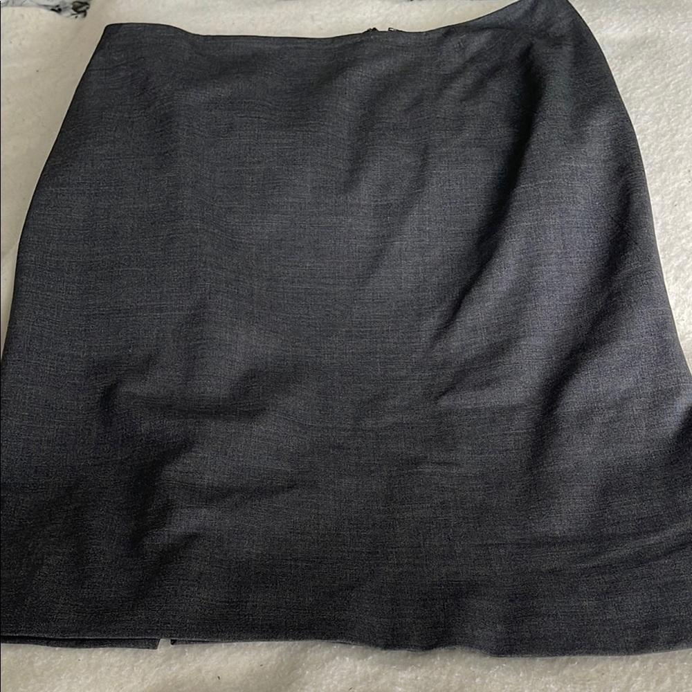 J. Crew Gray A-Line Mini Skirt for Work